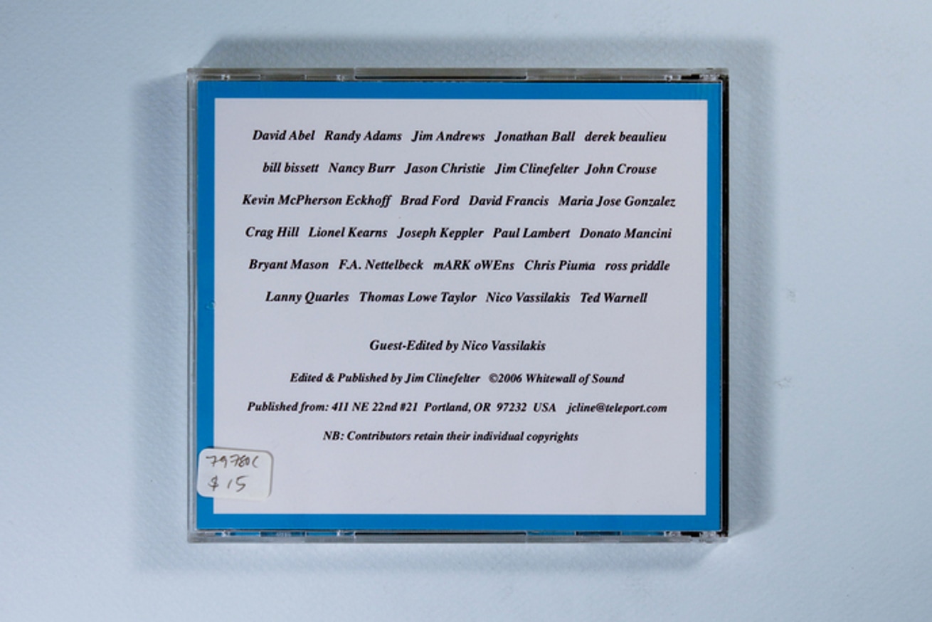 Whitewall of Sound : Northwest Concrete & Visual Poetry