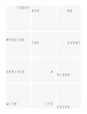 Today Is Today Is Today Is Today : Complete Set of 12 Prints, 2012
