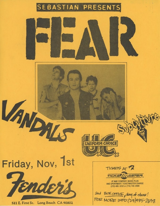 Fear, The Vandals, Uniform Choice