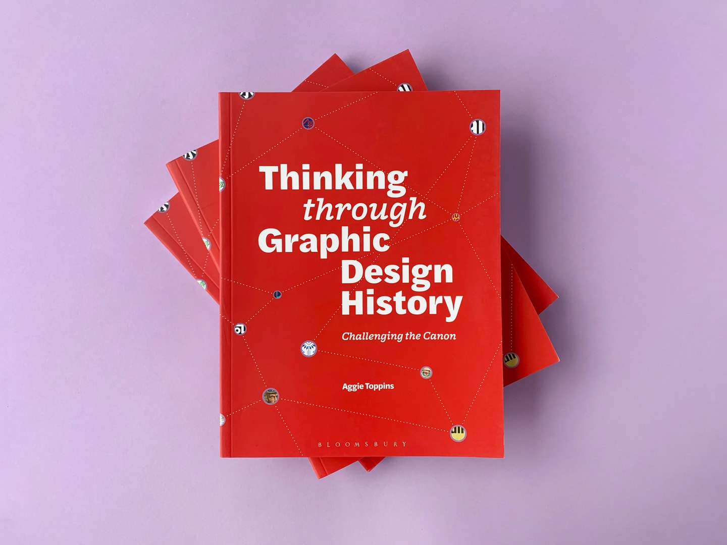 cover for "Thinking Through Graphic Design History"