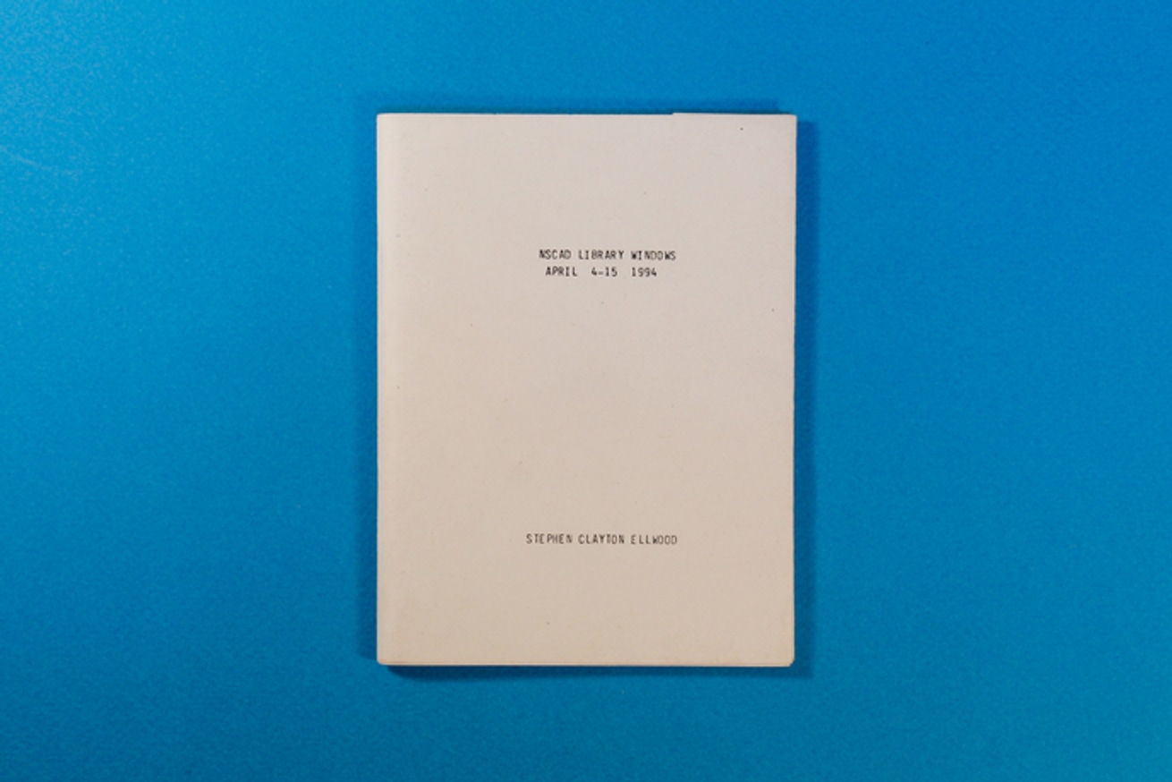 NSCAD Library Windows : April 4 - 15 1994 thumbnail 2