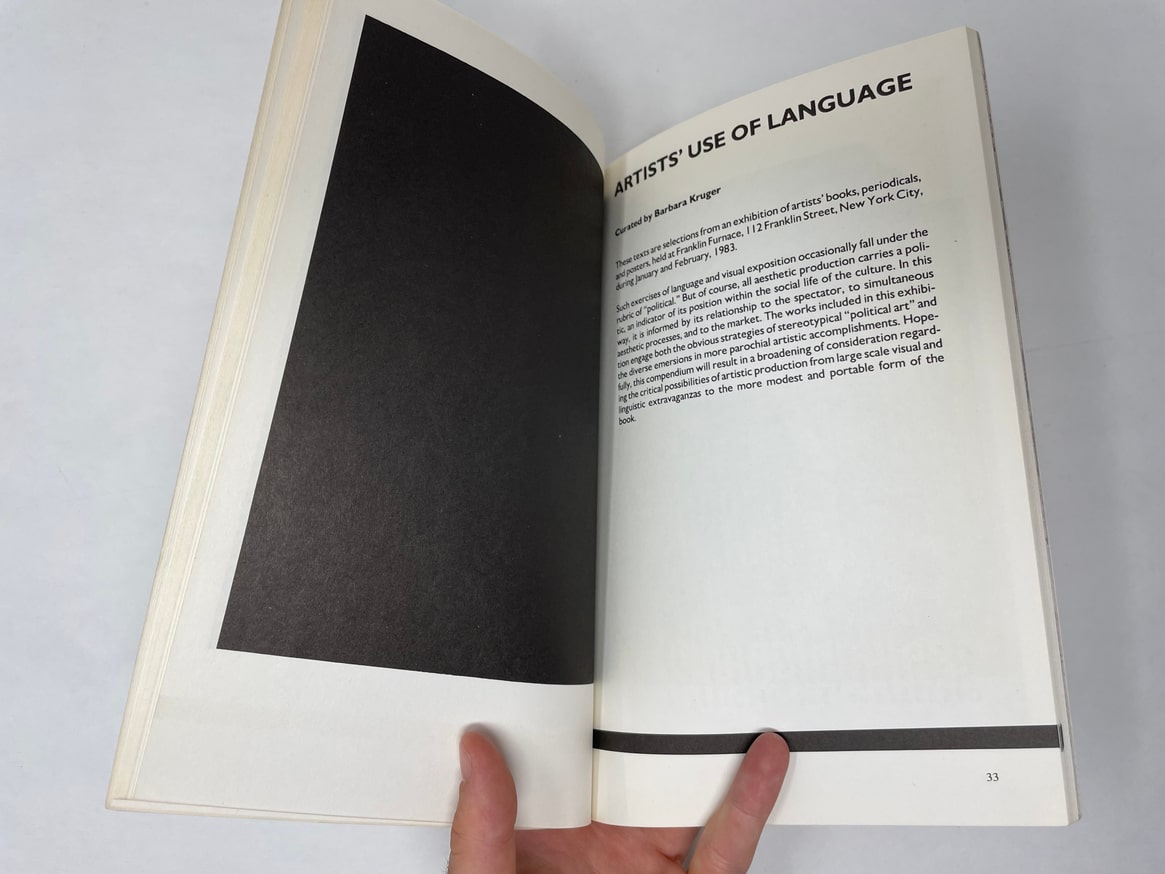 WhiteWalls : A Magazine of Writings by Artists thumbnail 4