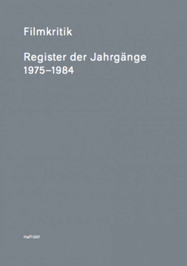 Harun Farocki: Filmkritik