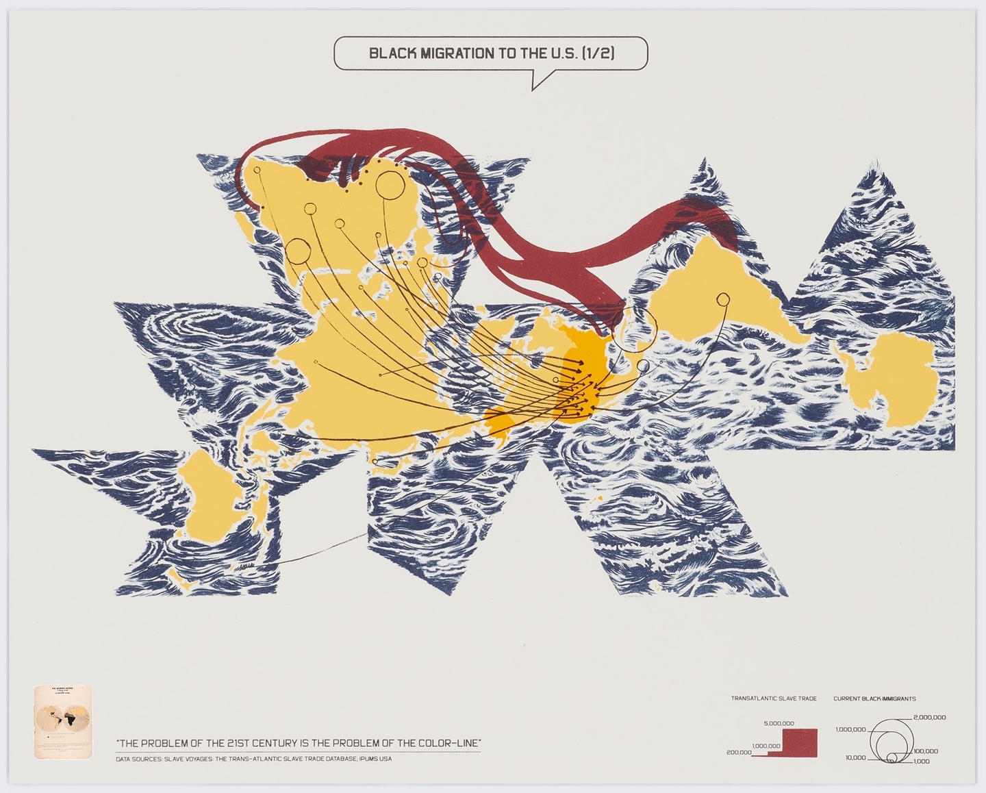 William Villalongo and Shraddha Ramani, from “Printing Black America: W.E.B. Du Bois’s Data Portraits in the 21st Century.” (Photo: Courtesy of the artists.)