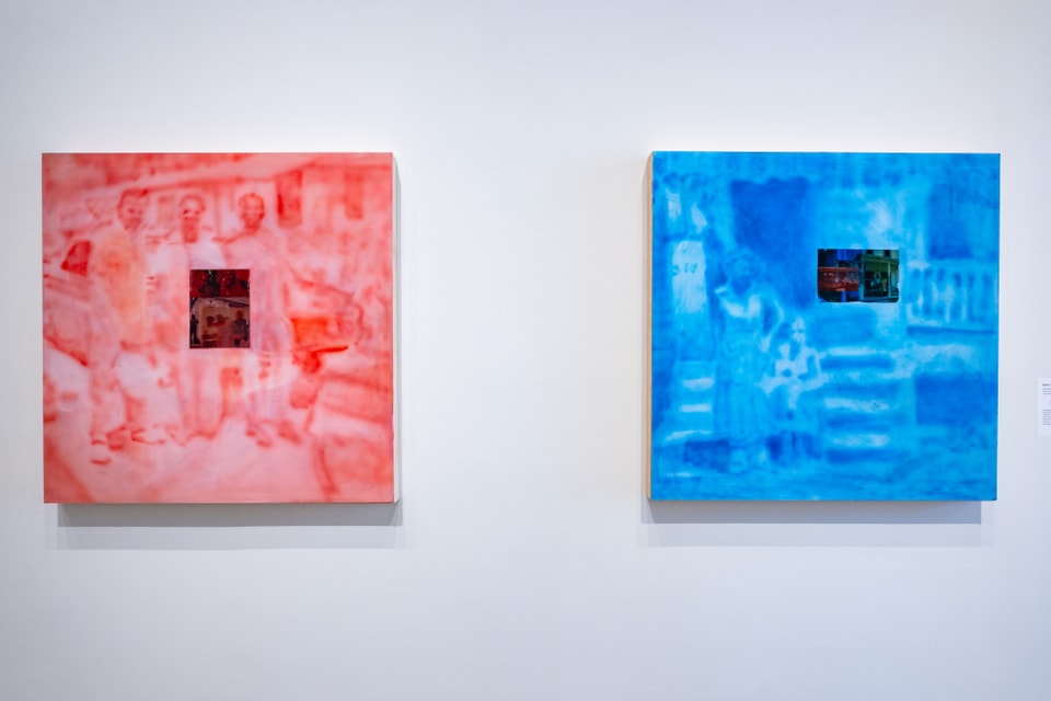 installation view of Apparition exhibition