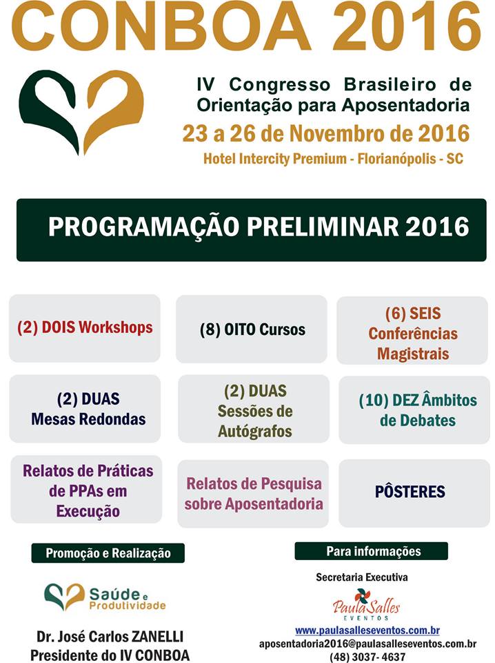 IV Congresso Brasileiro de Orientação para Aposentadoria