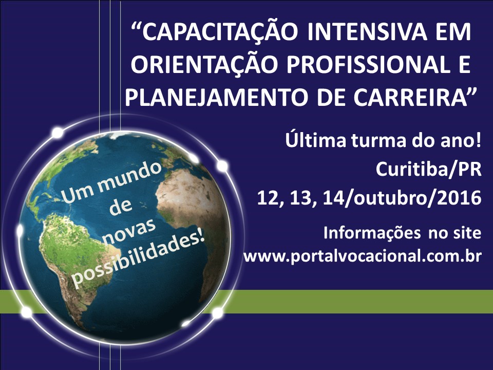 Capacitação Intensiva em Orientação Profissional e Planejamento de Carreira