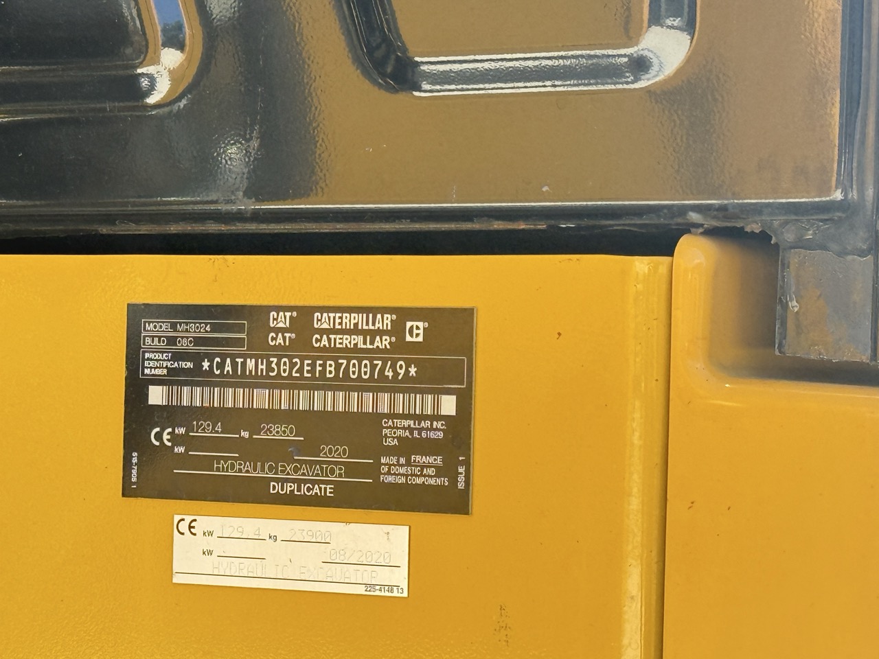2020 Caterpillar MH3024