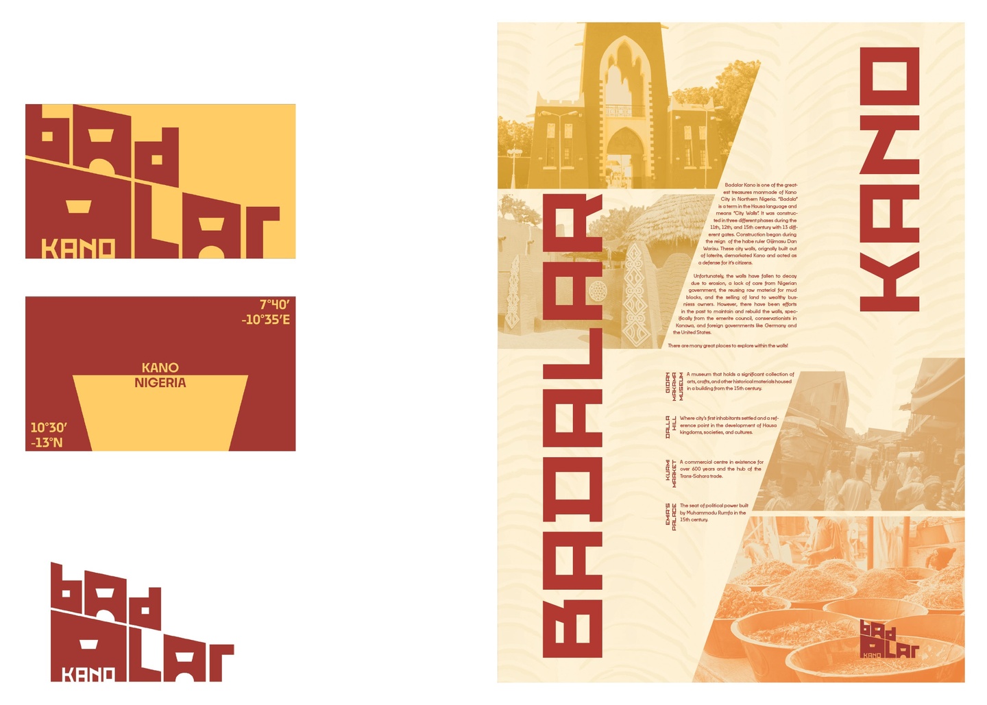Visual branding and identity for Badalar Kano