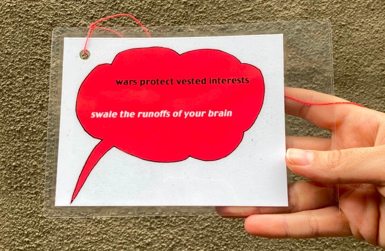 Wars Protect Vested Interests / Swale the Runoffs of Your Brain Card