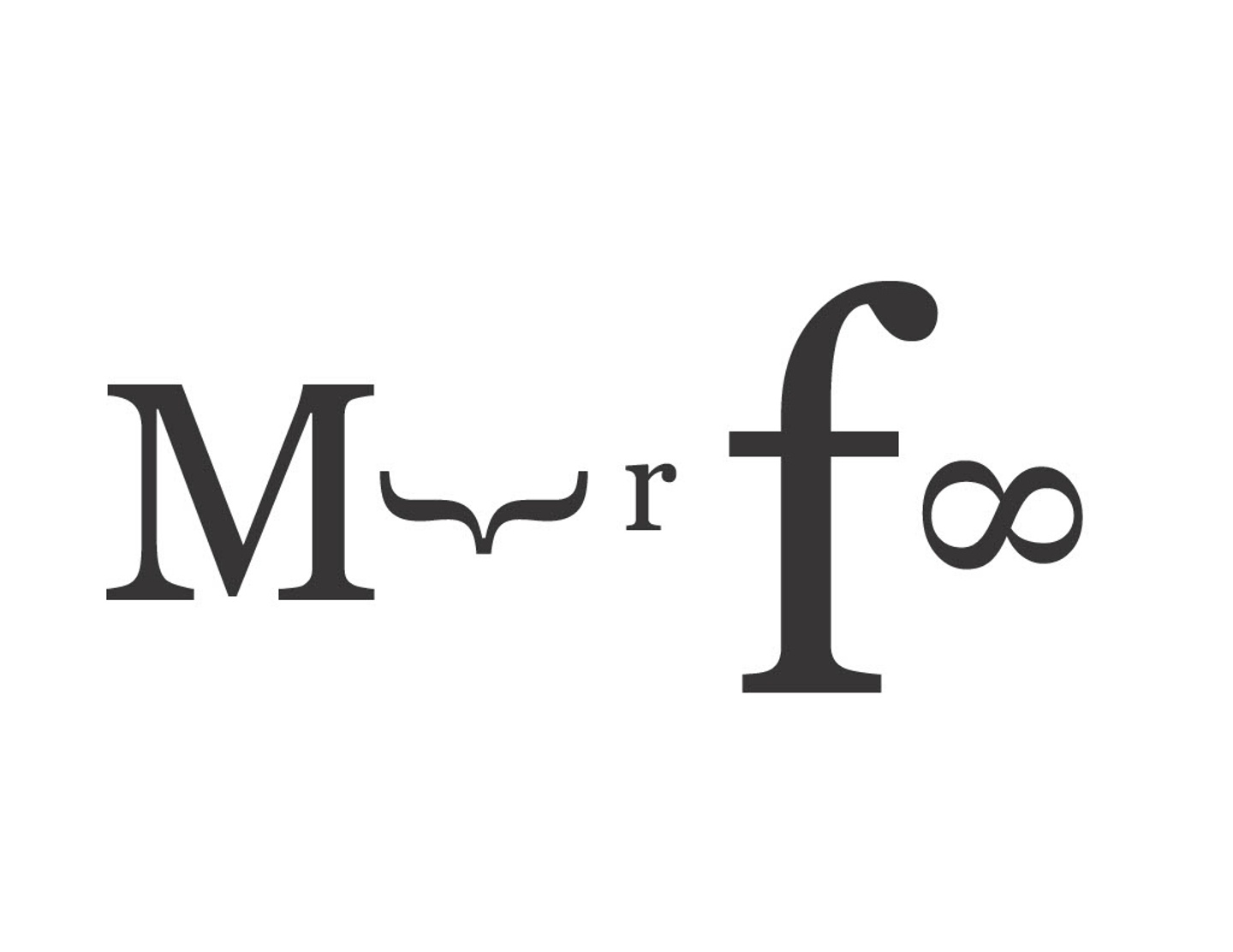 Letterform in layout