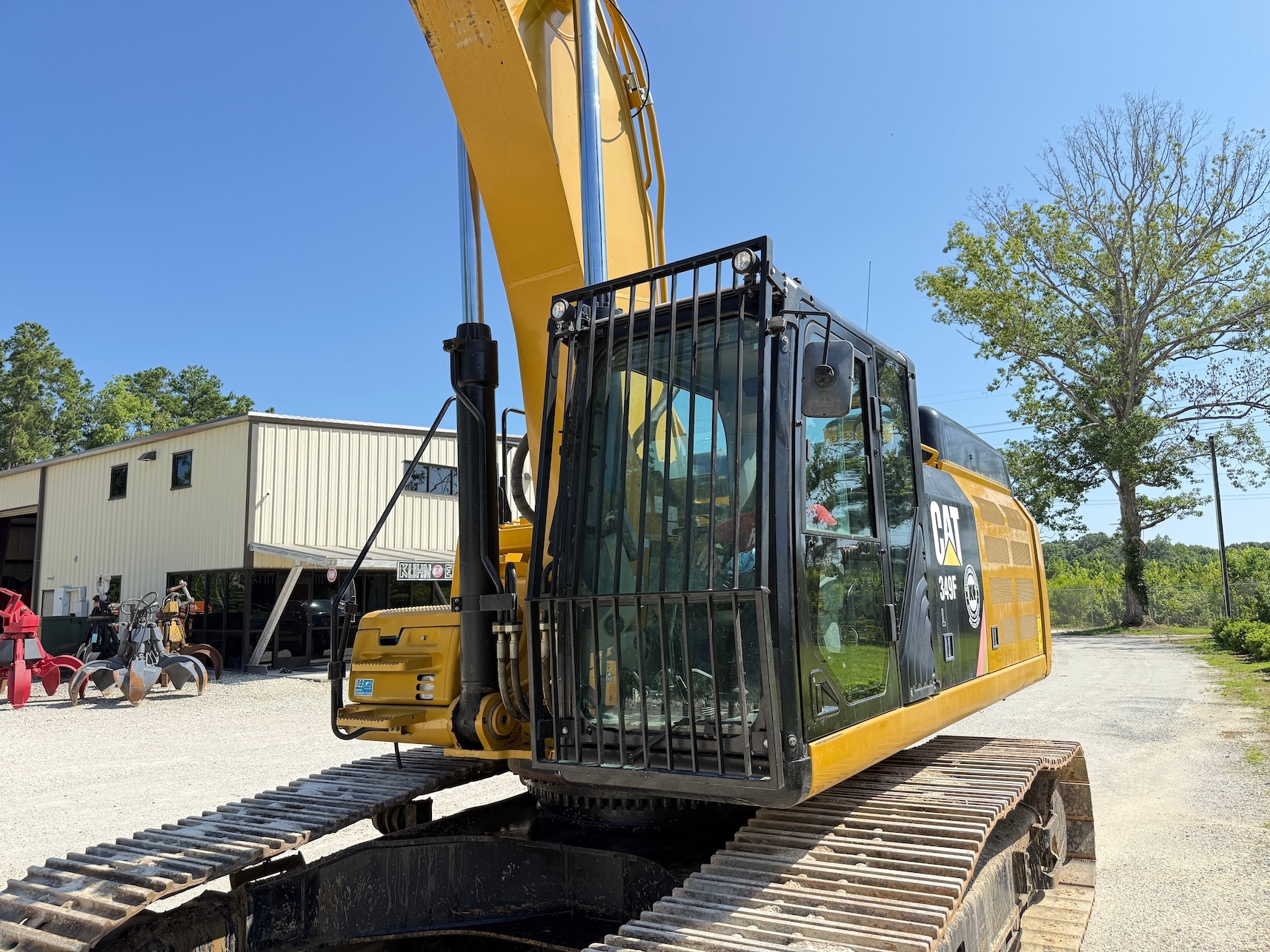 Used 2018 Caterpillar 349FL w Shear For Sale