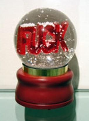 F**K Snow Globe