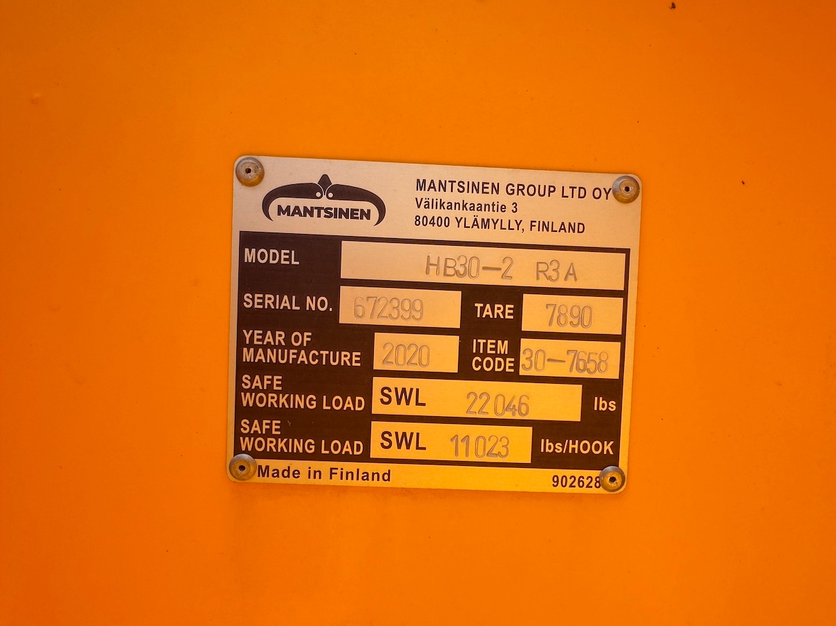 Used 2020 Mantsinen 60M For Sale