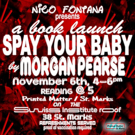 Spay Your Baby Book Launch & Reading