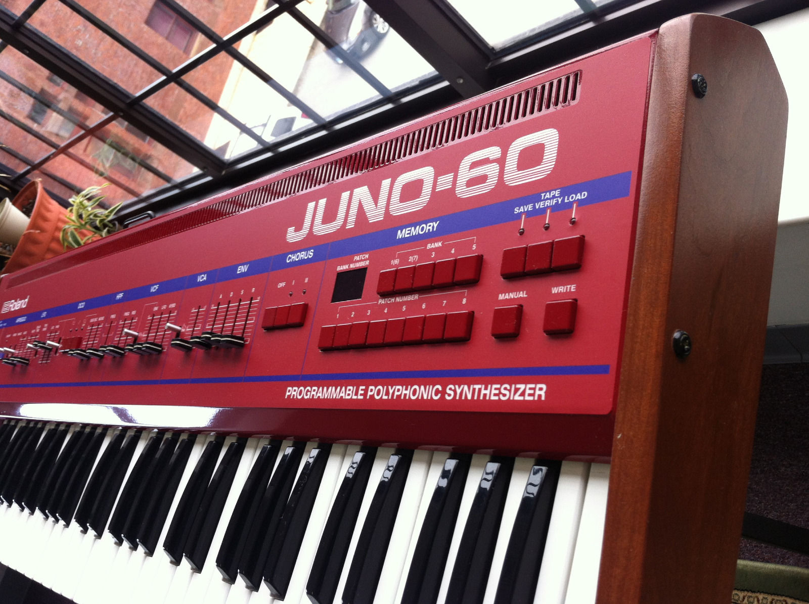 Custom Red Roland Juno 60 Synthspa Allen Coppock Vintage Synthesizer Restoration Recommended - my roland juno 60 roblox