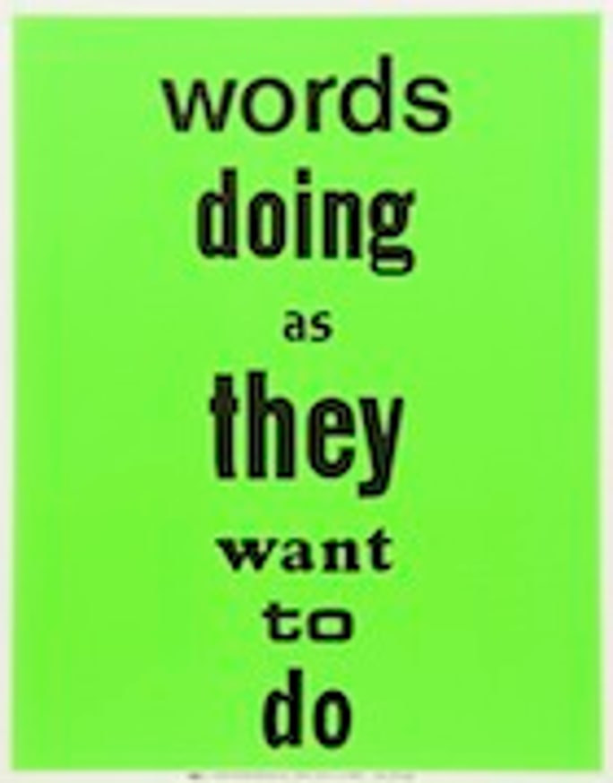 Words Doing As They Want To Do thumbnail 3
