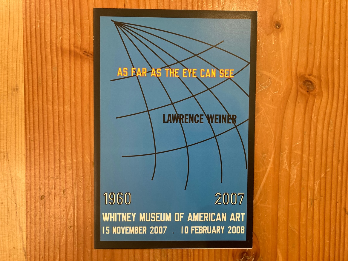 As far as the eye can see [Exhibition Brochure]