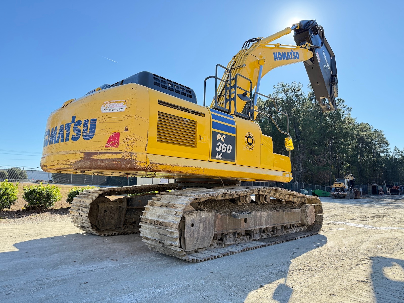Used 2019 Komatsu PC360LC-11 w/ Shear For Sale