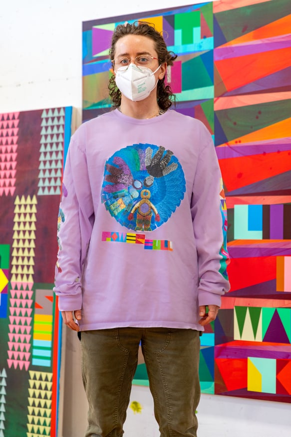 POWER FULL, Purple Size M [Signed]