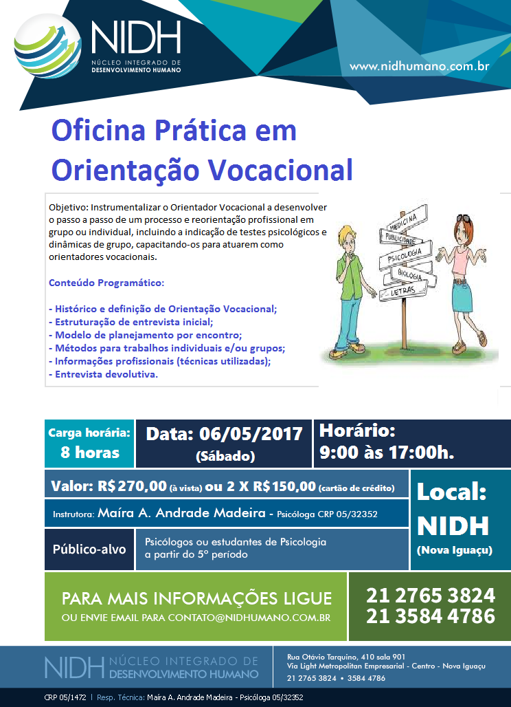 Oficina Prática em Orientação Vocacional