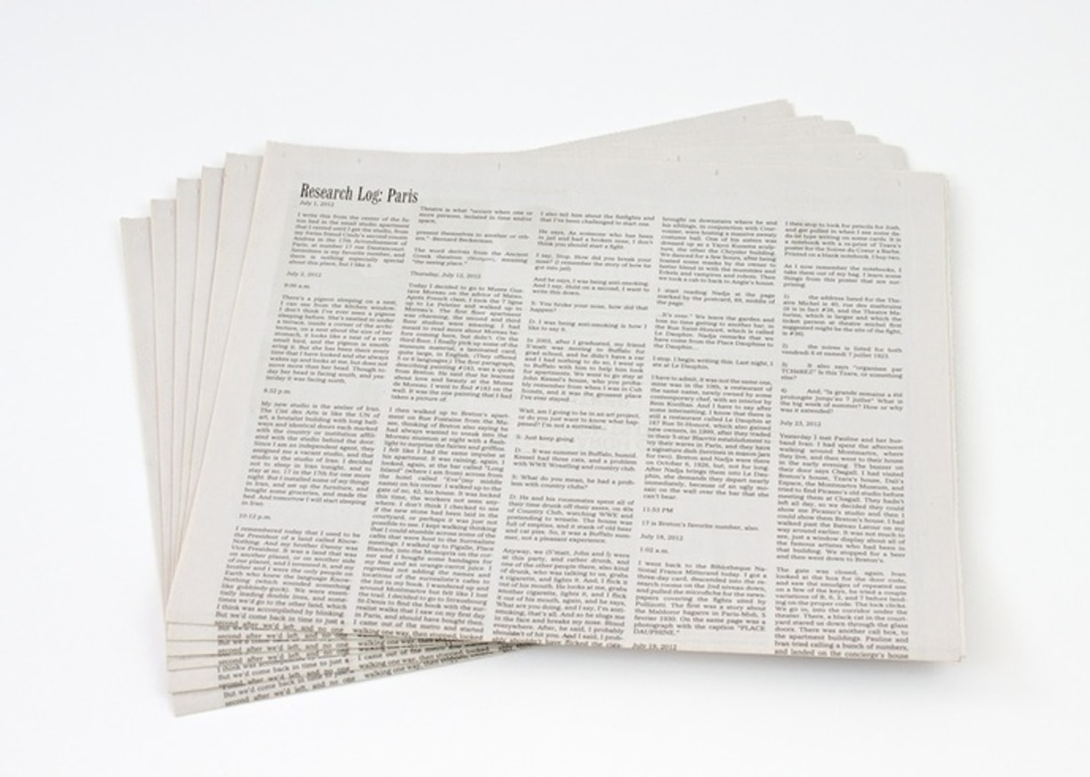 Research Log : Paris