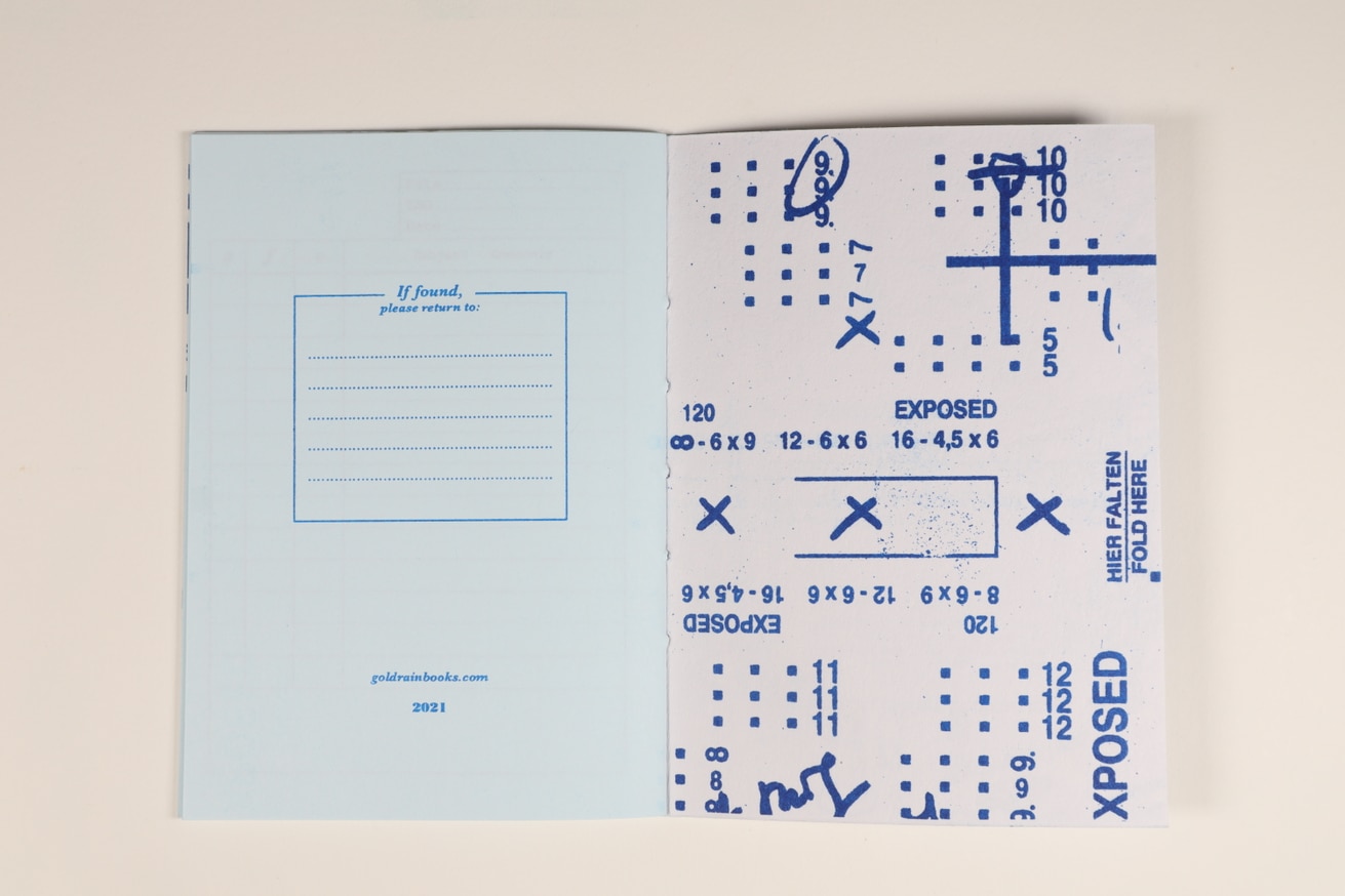 Oswaldo García Exposure Journal Printed Matter