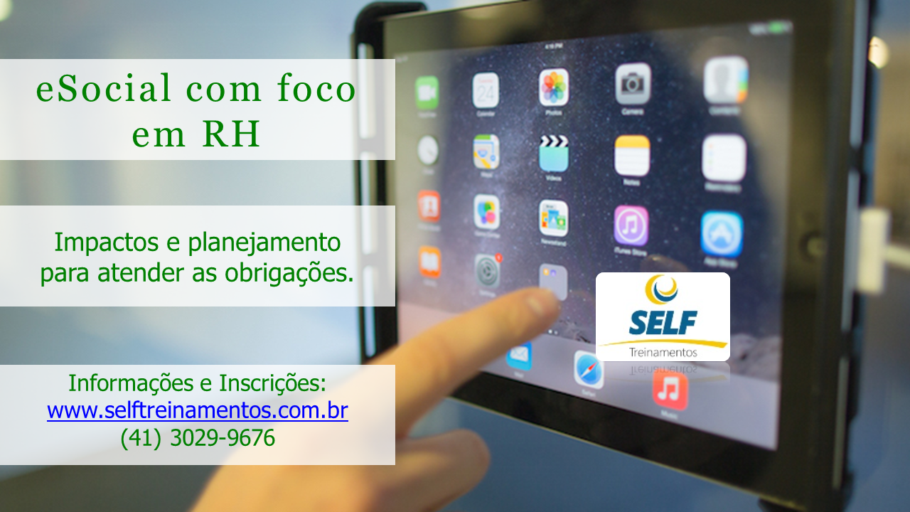 Curso eSocial  e seus impactos no RH