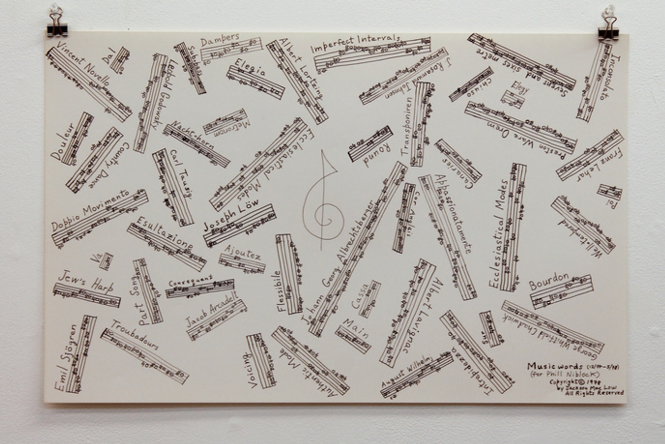 Musicwords (For Phil Niblock)