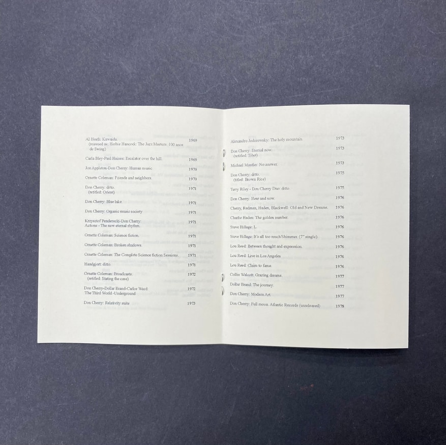 Don Cherry Discography 1958-1994 thumbnail 3