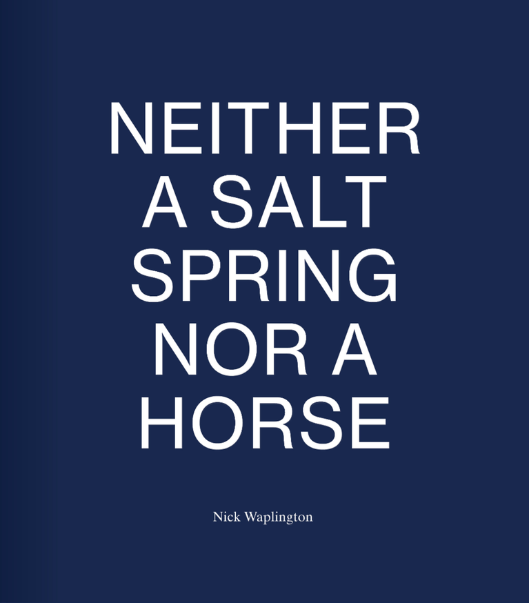 Neither a Salt Spring Nor a Horse thumbnail 1