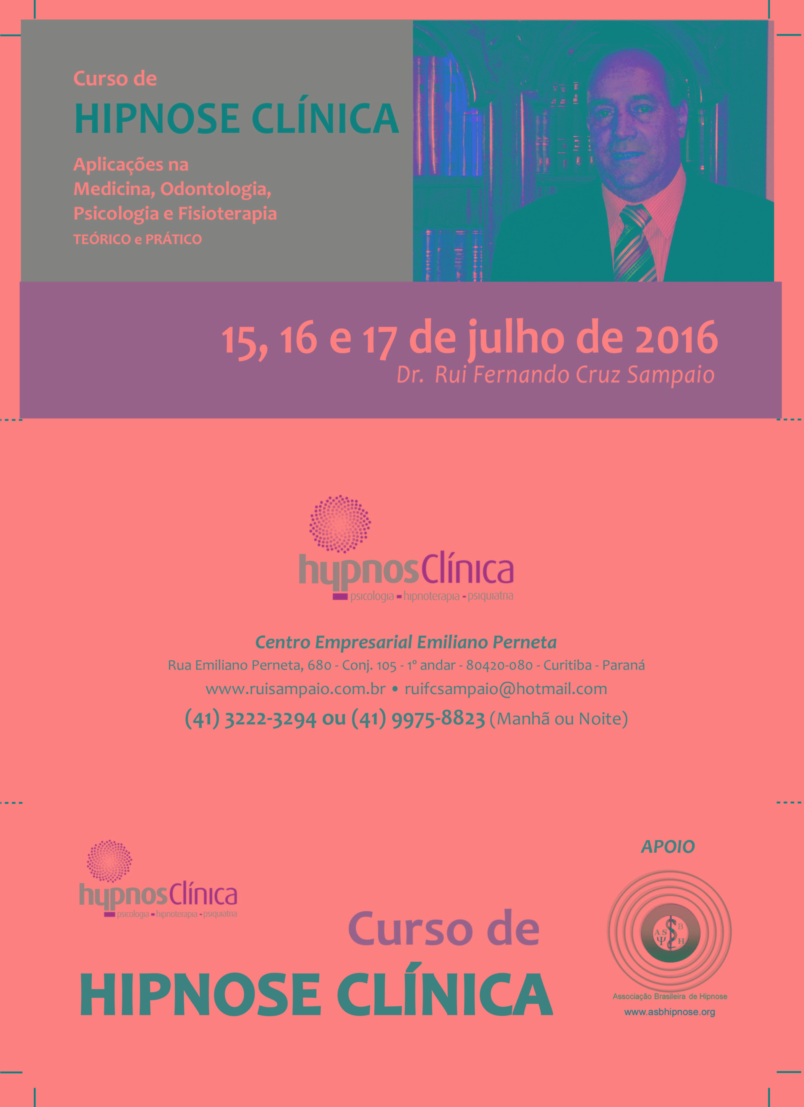 Curso de Hipnose Clínica - Dr. Rui Sampaio