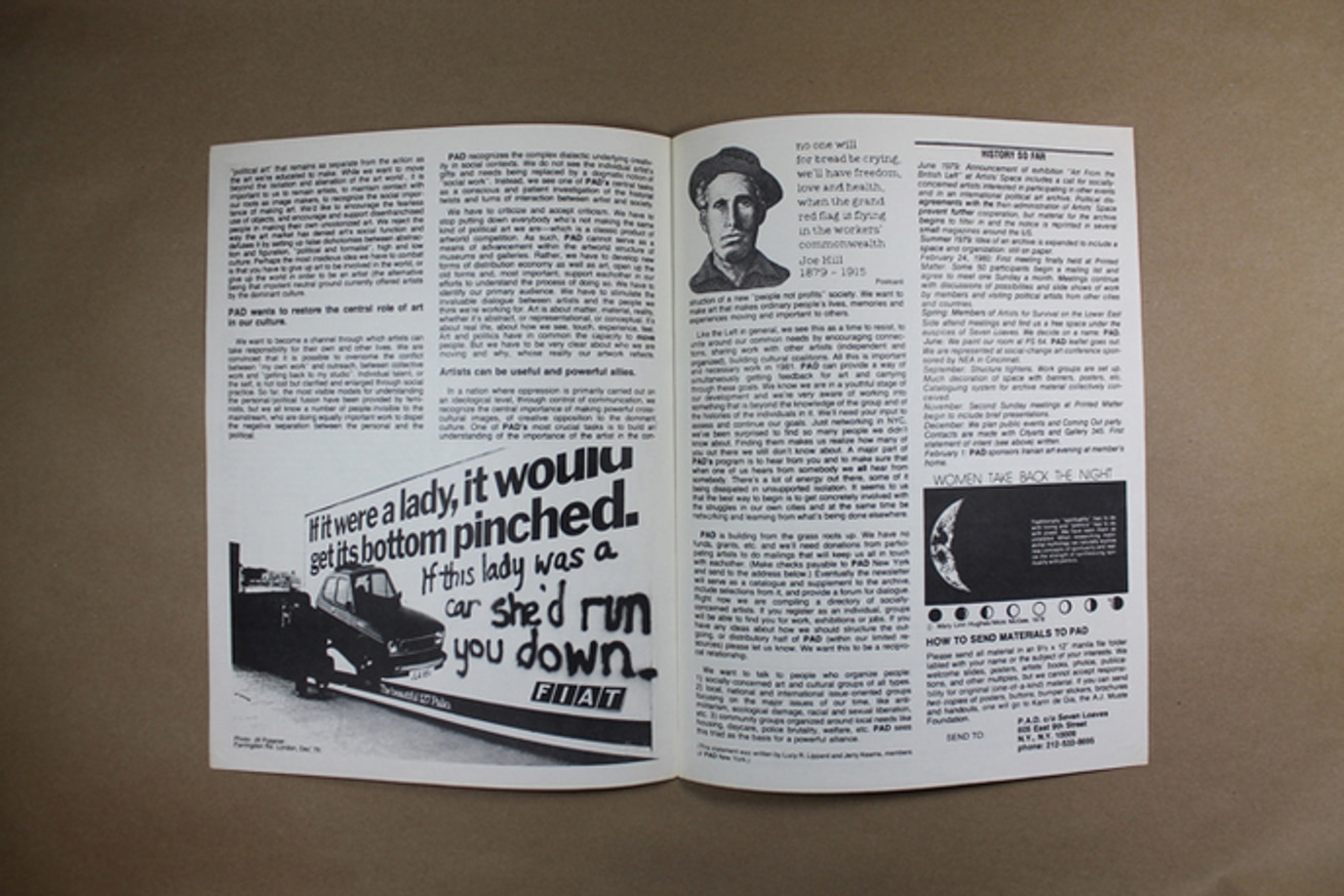 Upfront : A Publication of Political Art Documentation / Distribution thumbnail 2