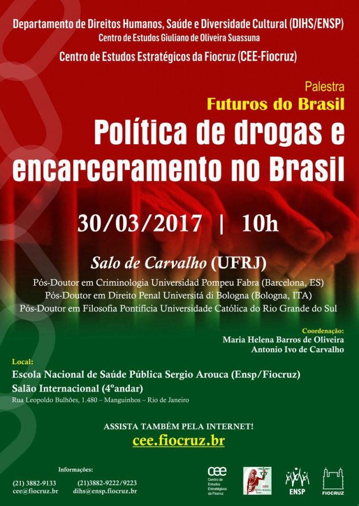 Futuros do Brasil: Política de drogas e encarceramento no Brasil