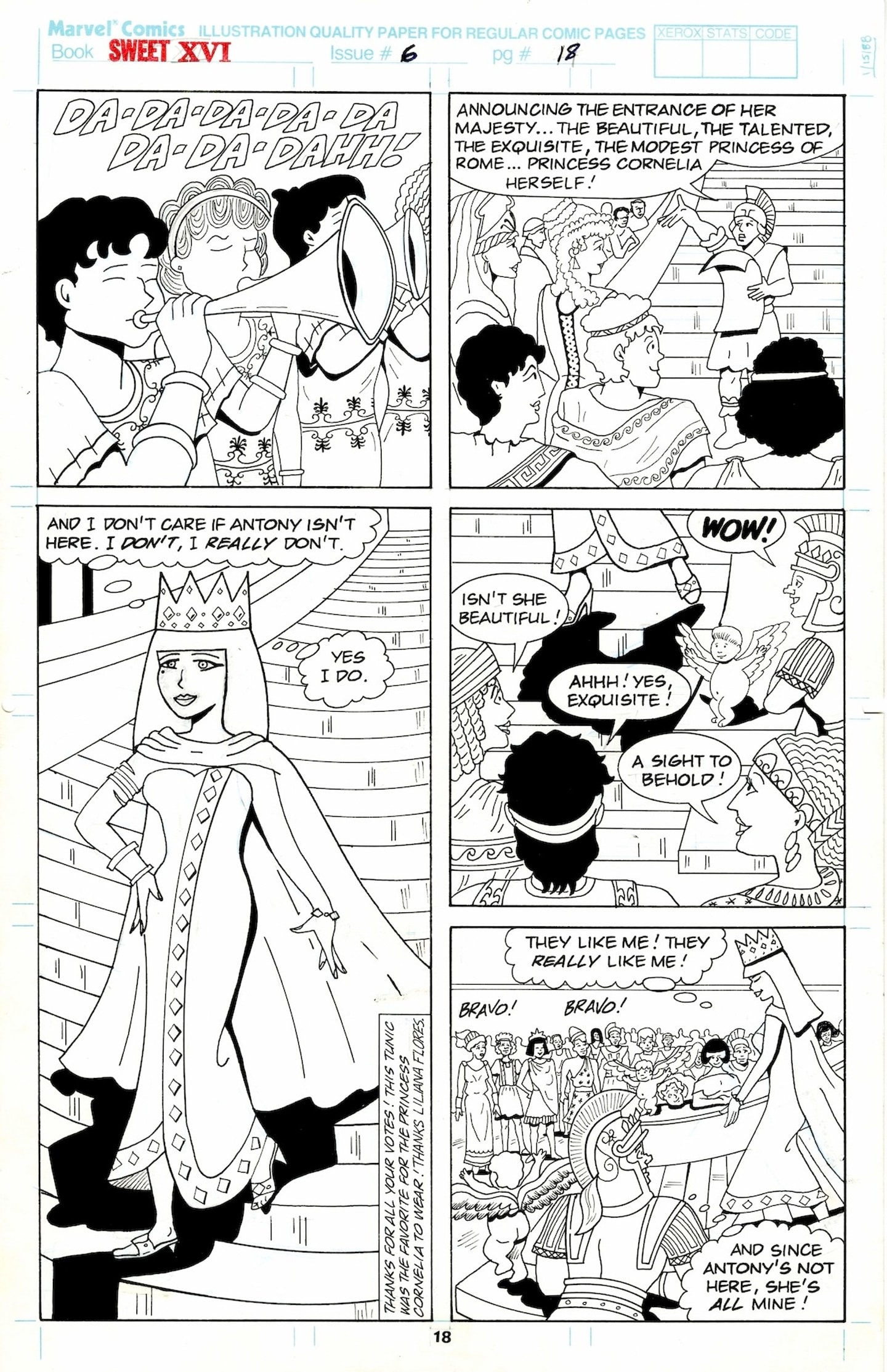 black and white comic strip