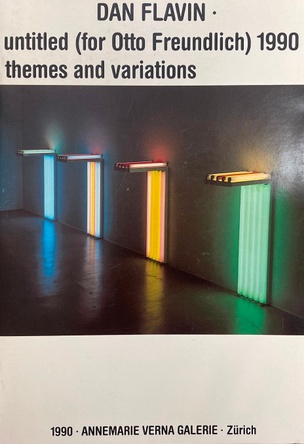 Dan Flavin: untitled (for Otto Freundlich) 1990 - themes and variations