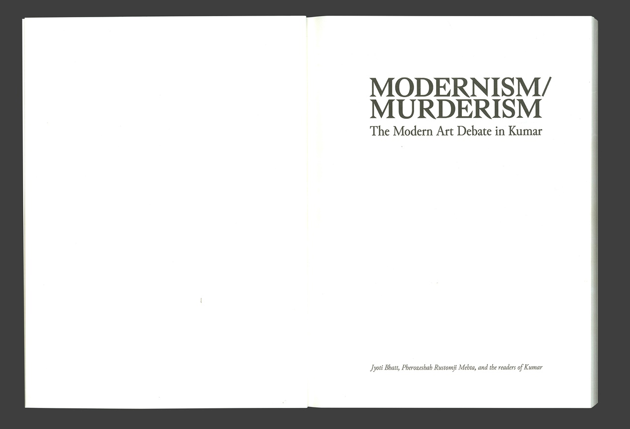 Modernism/Murderism: The Modern Art Debate in Kumar thumbnail 2