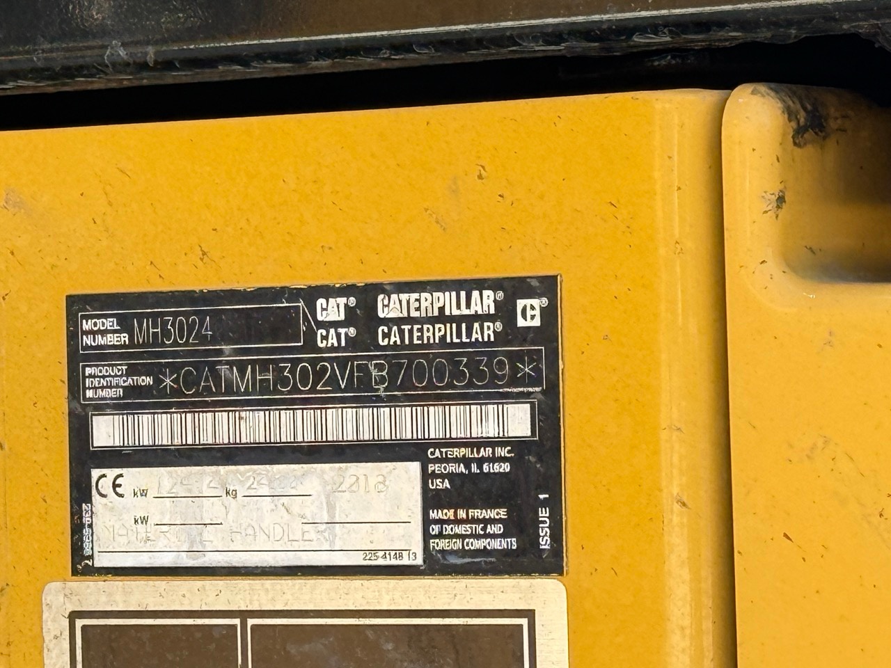 Used 2018 Caterpillar MH3024 For Sale