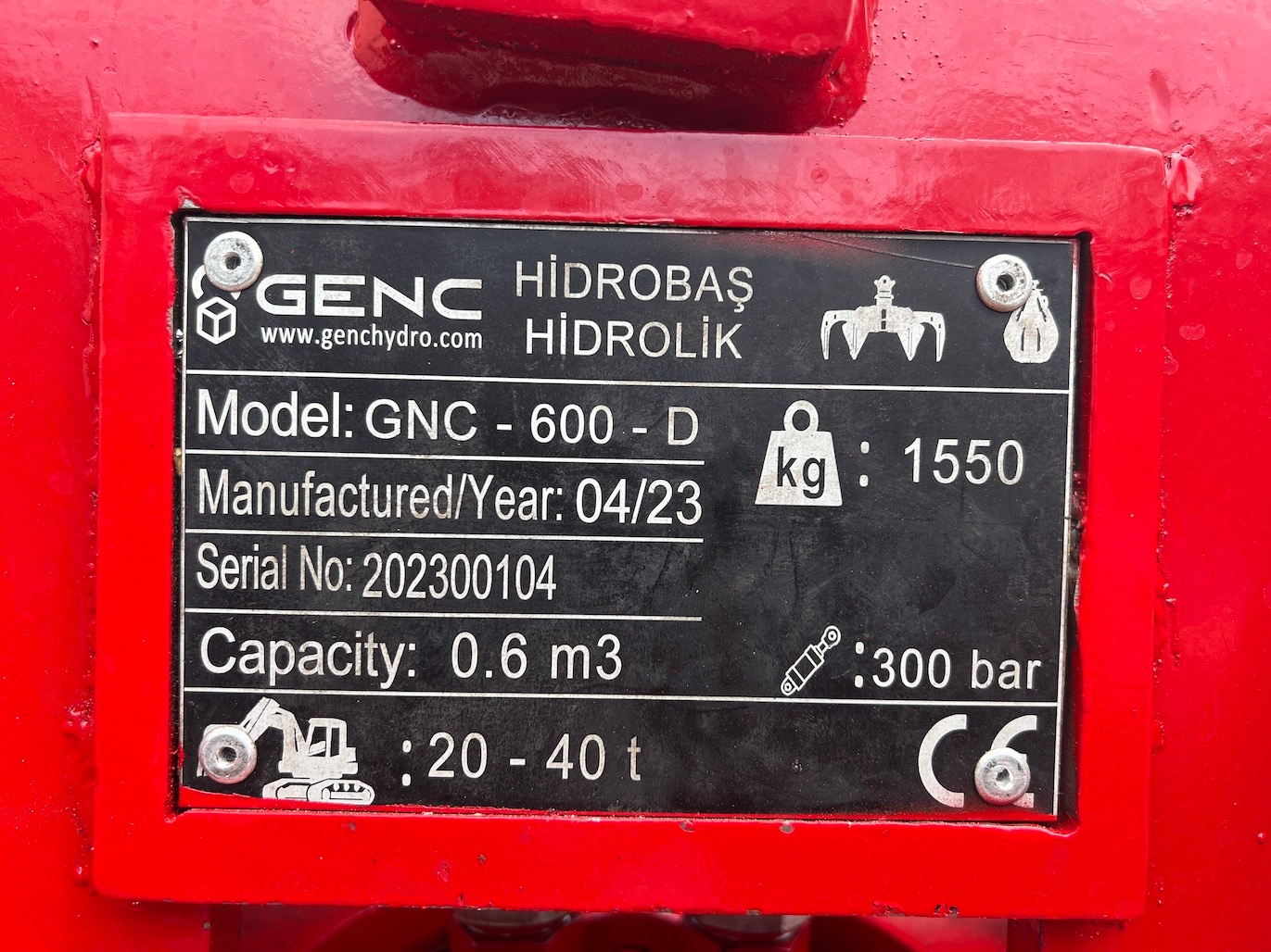 Used 2023 GENC Hidrolik GNC-600-D For Sale