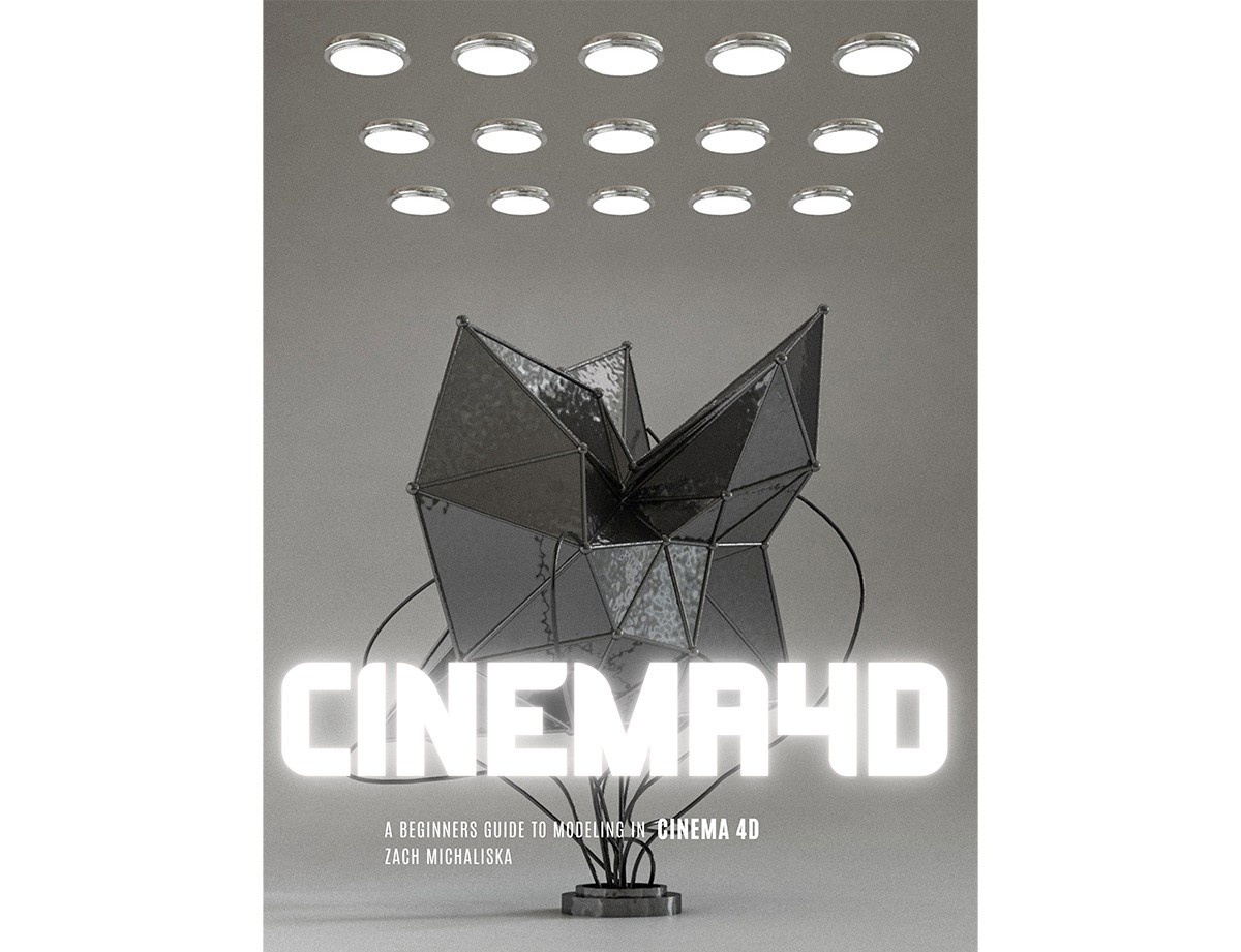 black and white poster for intro to Cinema 4D