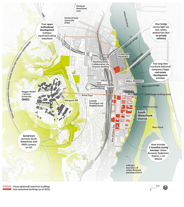 Map view of Portland