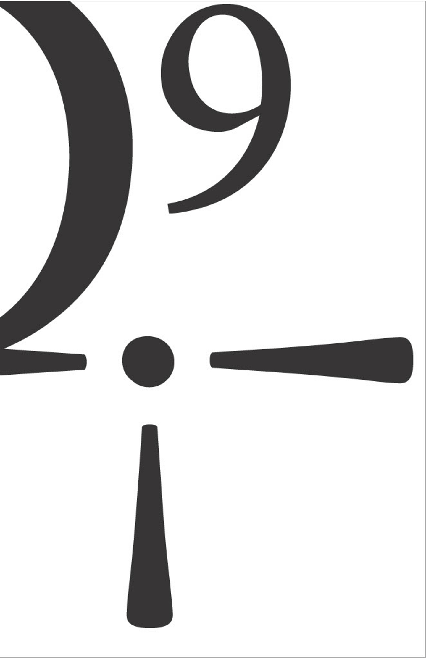 Letterform in layout