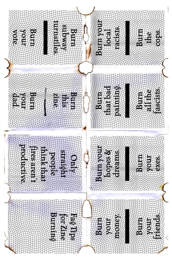 Fag Tips for Zine Burning thumbnail 5