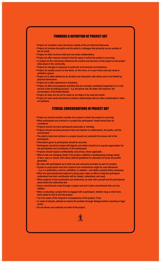 Towards a Definition of Project Art