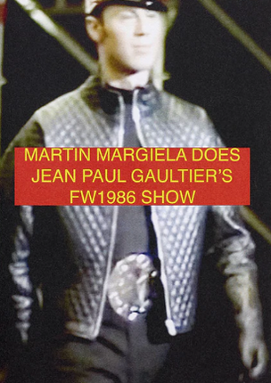 Martin Margiela does Jean Paul Gaultier's FW1986 Show