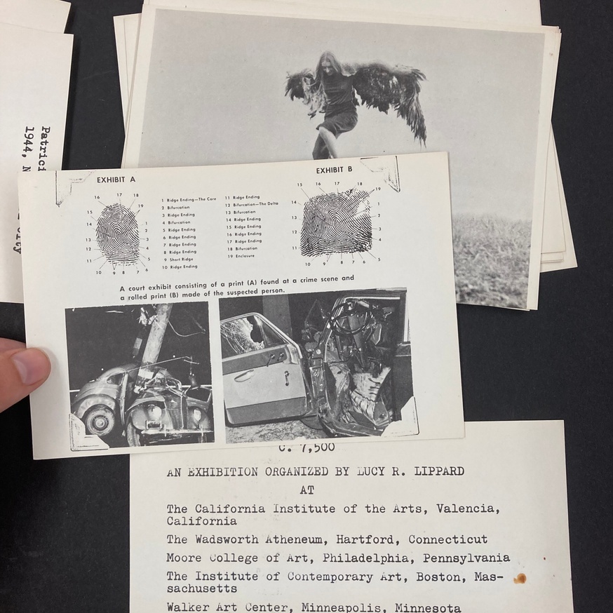 C. 7,500 : an exhibition organized by Lucy R. Lippard thumbnail 1