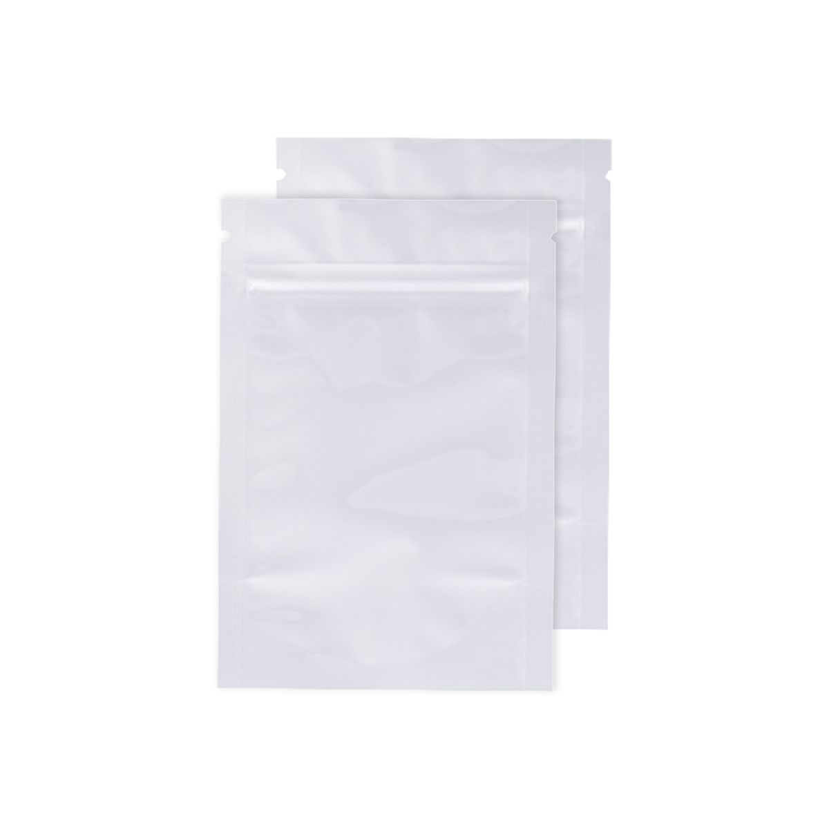 Photo of Eighth Ounce White/White Opaque Barrier Bags