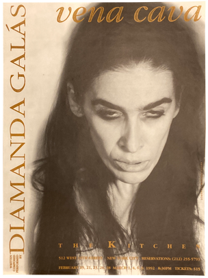 Vena Cava, February 19-March 8, 1992 (Unsigned) [The Kitchen Posters]