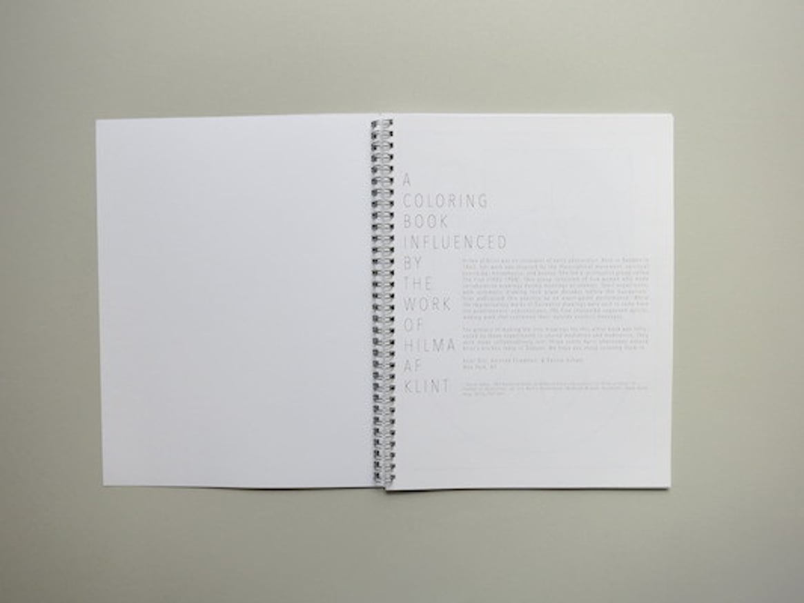 Drawing Hilma Af Klint : A  Coloring Book Influenced by the Work of Hilma Af Klint thumbnail 9