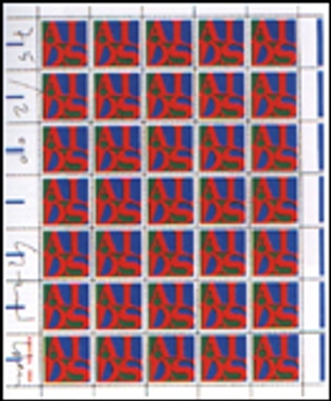 AIDS Stamps [signed and numbered]